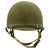 Original U.S. WWII Inland Paratrooper M1C Helmet Liner with Fixed Bale Helmet Original Items