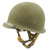 Original U.S. WWII Inland Paratrooper M1C Helmet Liner with Fixed Bale Helmet Original Items