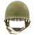 Original U.S. WWII Inland Paratrooper M1C Helmet Liner with Fixed Bale Helmet Original Items
