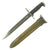 Original U.S. WWII M1 Garand 10 inch Bayonet by American Fork & Hoe with M7 Scabbard Original Items
