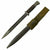 Original German WWII 98k 1942 dated Bayonet by F. W. Höller with DAK Canvas Frog - Matching Serial 302 Original Items
