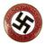 Original German NSDAP Party Enamel Membership Badge Pin by Wilhelm Deumer - RZM M1/120 Original Items