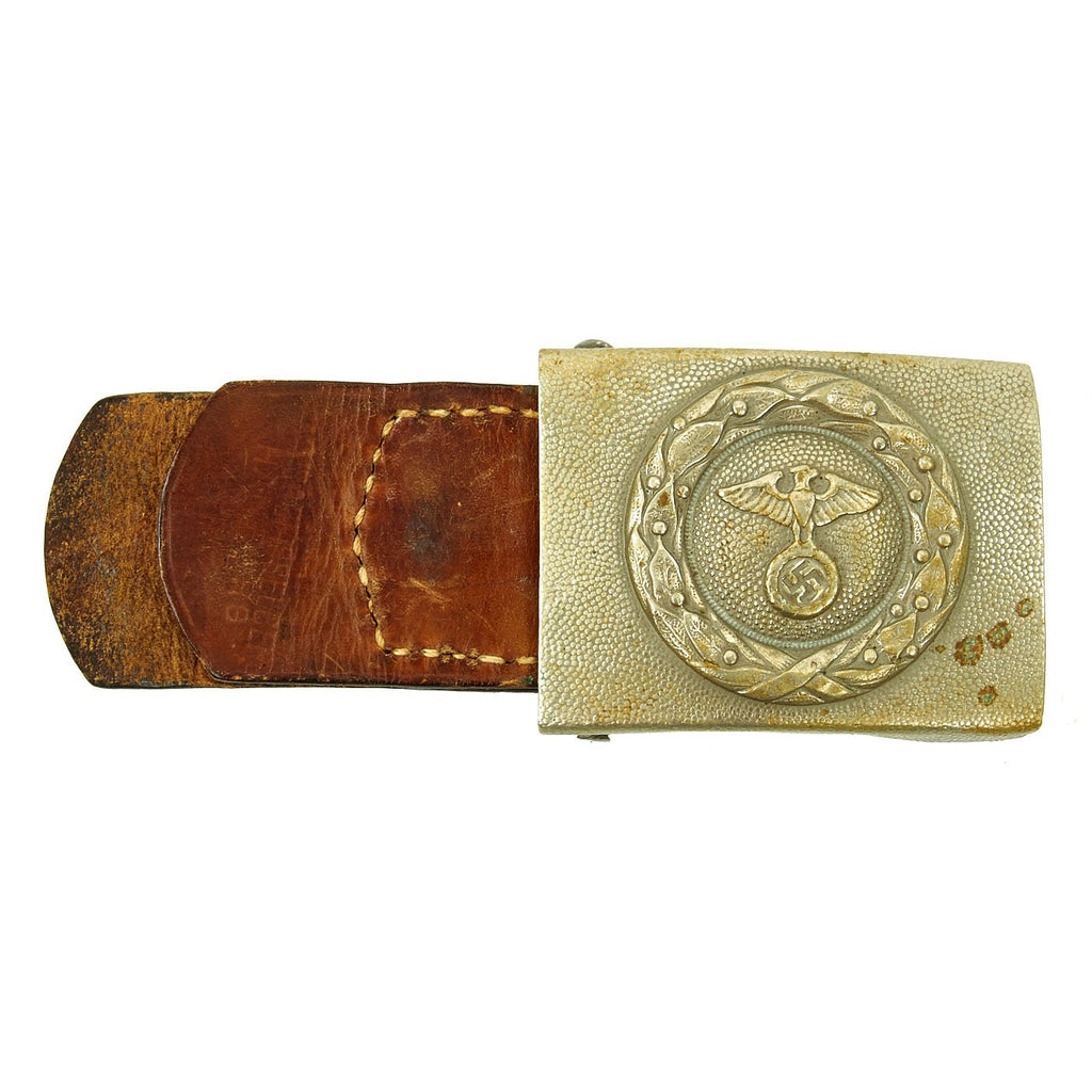 Original German Pre-WWII DLV Air Sports Association Unit Marked Belt Buckle by Sachs & Deisselberg - dated 1935 Original Items