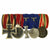 Original German WWII Eastern Front Officer Memel Medal Bar - 5 Awards Original Items