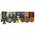 Original WWI / WWII German Medal Bar - 7 Medals Including Bavarian Military Merit Cross 1st Class with Swords Original Items