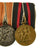 Original WWI / WWII German Medal Bar - 7 Medals Including Bavarian Military Merit Cross 1st Class with Swords Original Items