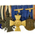 Original WWI / WWII German Medal Bar - 7 Medals Including Bavarian Military Merit Cross 1st Class with Swords Original Items