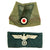 Original German WWII Medal and Insignia Grouping with EKII and Crimea Shield - 6 Items Original Items