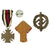 Original German 19th - 20th Century Medal and Insignia Grouping with 1870, 1914 & 1939 EKII - 27 Items Original Items