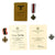 Original German WWII Named Soldbuch with Medals and Award Documents Grouping - Capt. Ignaz Spring Original Items
