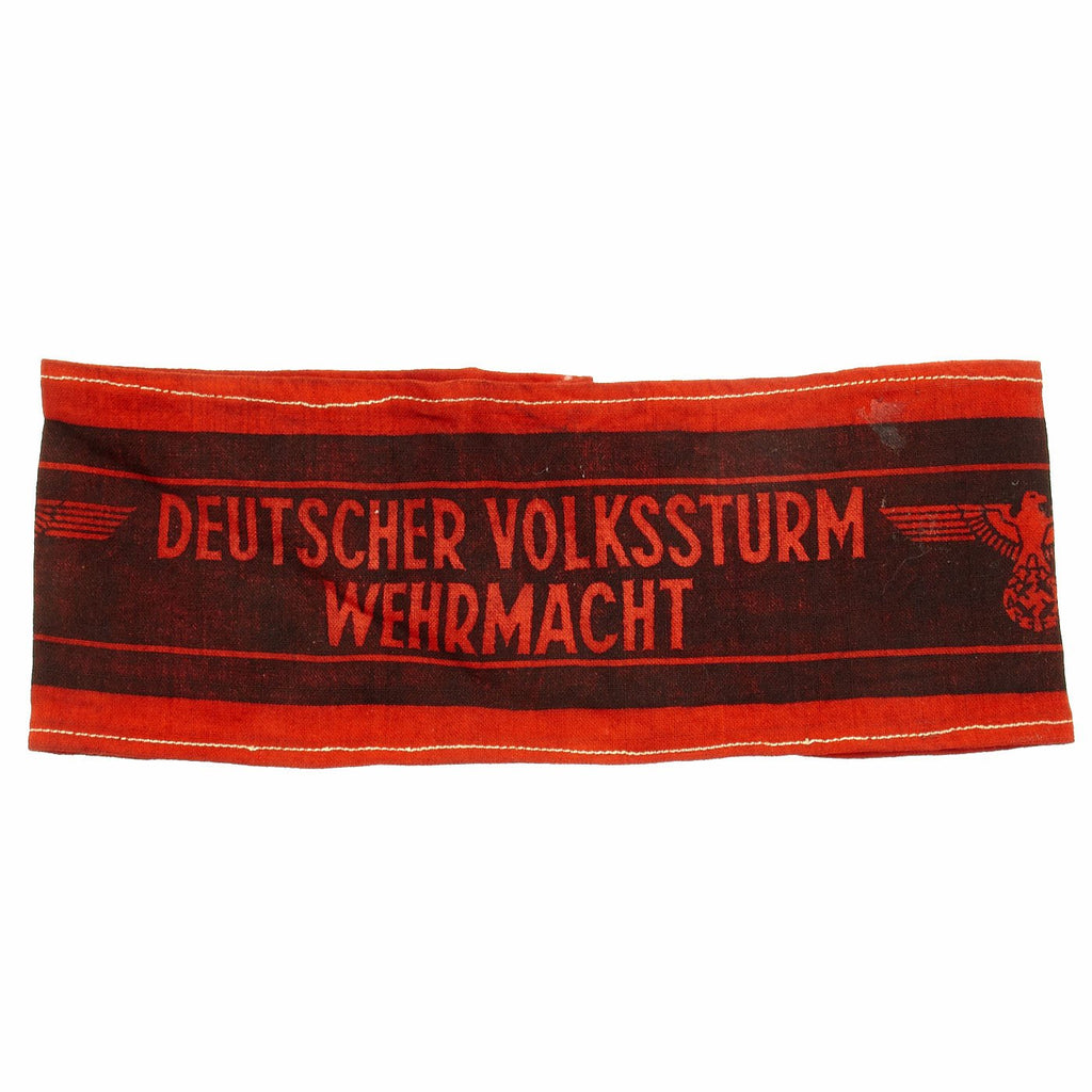 Original German WWII Late War Deutscher Volkssturm Wehrmacht Armband Original Items