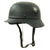 Original German WWII Beaded M35 NSDAP Double Decal Civic Police Steel Helmet - size 57 Liner Original Items