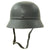 Original German WWII Beaded M35 NSDAP Double Decal Civic Police Steel Helmet - size 57 Liner Original Items