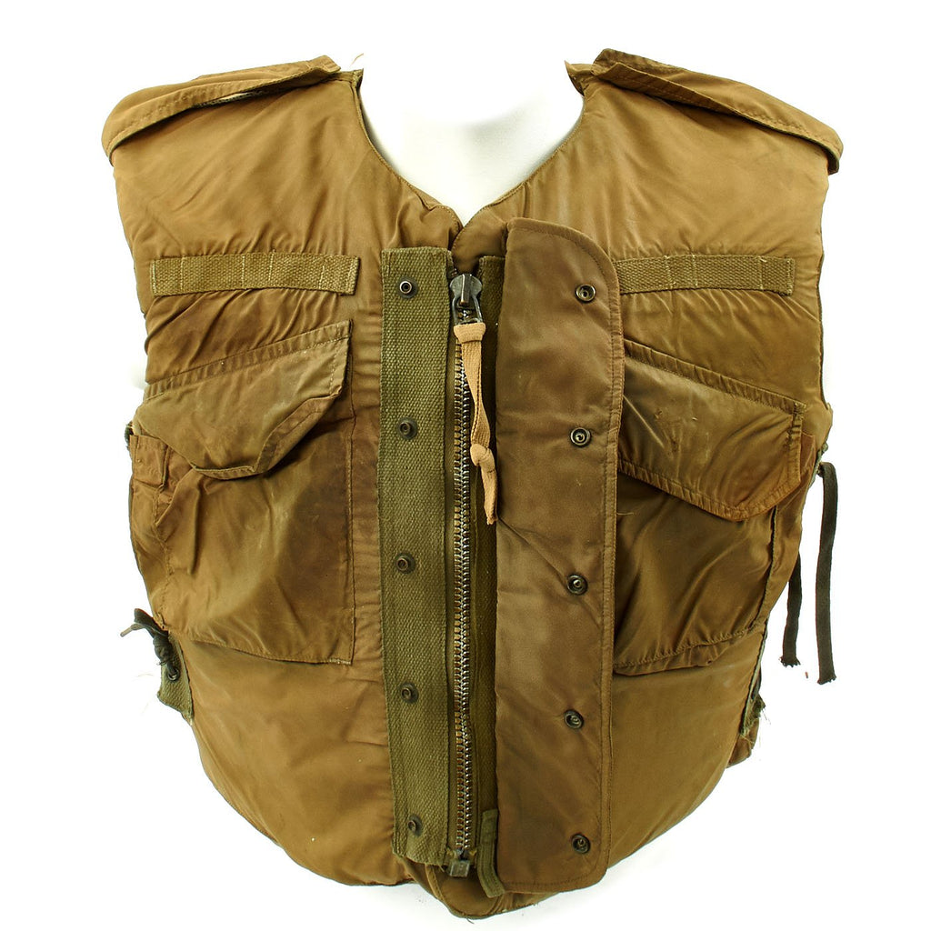 Original U.S. Vietnam War M-1952A Flak Body Armor Vest by Stein Bros - Dated 1953 Original Items