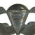 Original U.S. WWII 504th PIR 82nd Airborne British Made Oval and Jump Wings Set Original Items