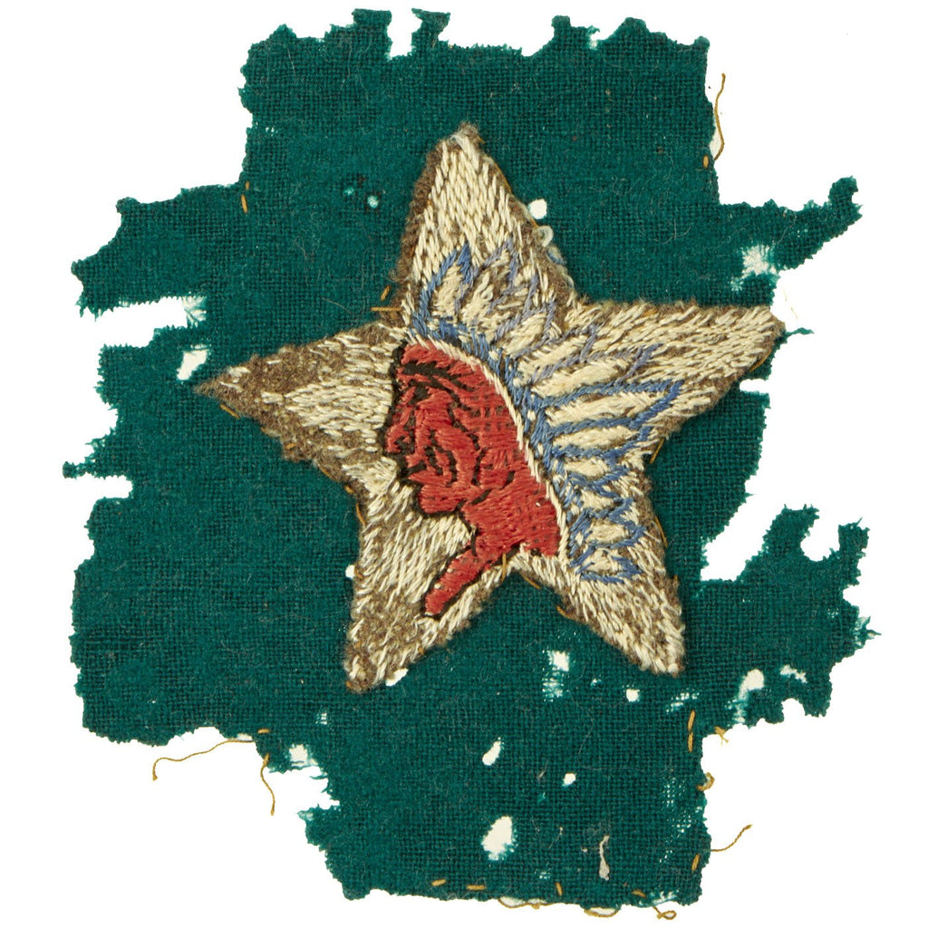 Original WWI U.S. Army 2nd Infantry Division Medical Sanitary Train Uniform Insignia Patch Original Items