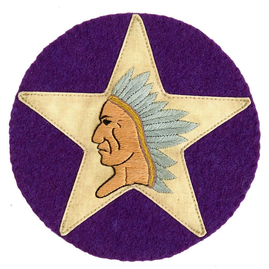 Original WWI U.S. Army 3rd Battalion 23rd Infantry Regiment Uniform Insignia Patch - 2nd Division Original Items