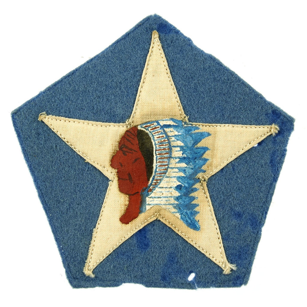 Original WWI U.S. Army 3rd Battalion 9th Infantry Regiment Uniform Insignia Patch - 2nd Division Original Items