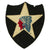 Original U.S. WWI 2nd Infantry Division Headquarters Company Uniform Insignia Patch Original Items