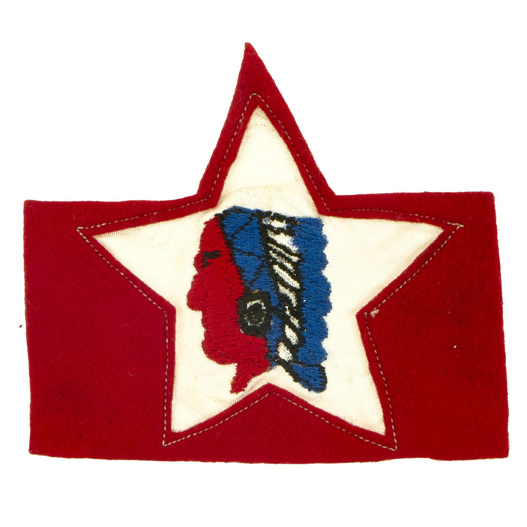 Original WWI U.S. Army 1st Battalion 12th Field Artillery Regiment Uniform Insignia Patch - 2nd Division Original Items