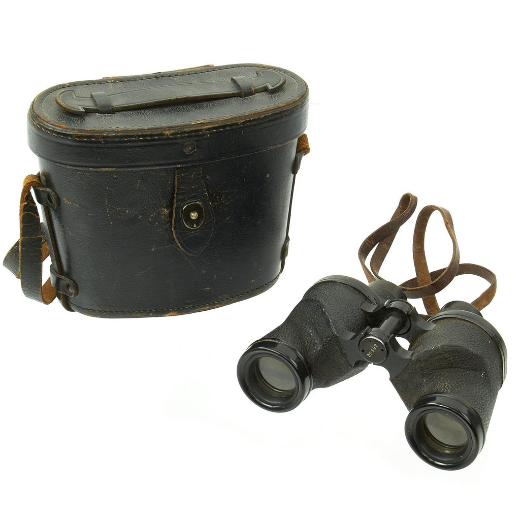 Original WWII U.S. Marine Corps 6x30 Binoculars with Case Original Items