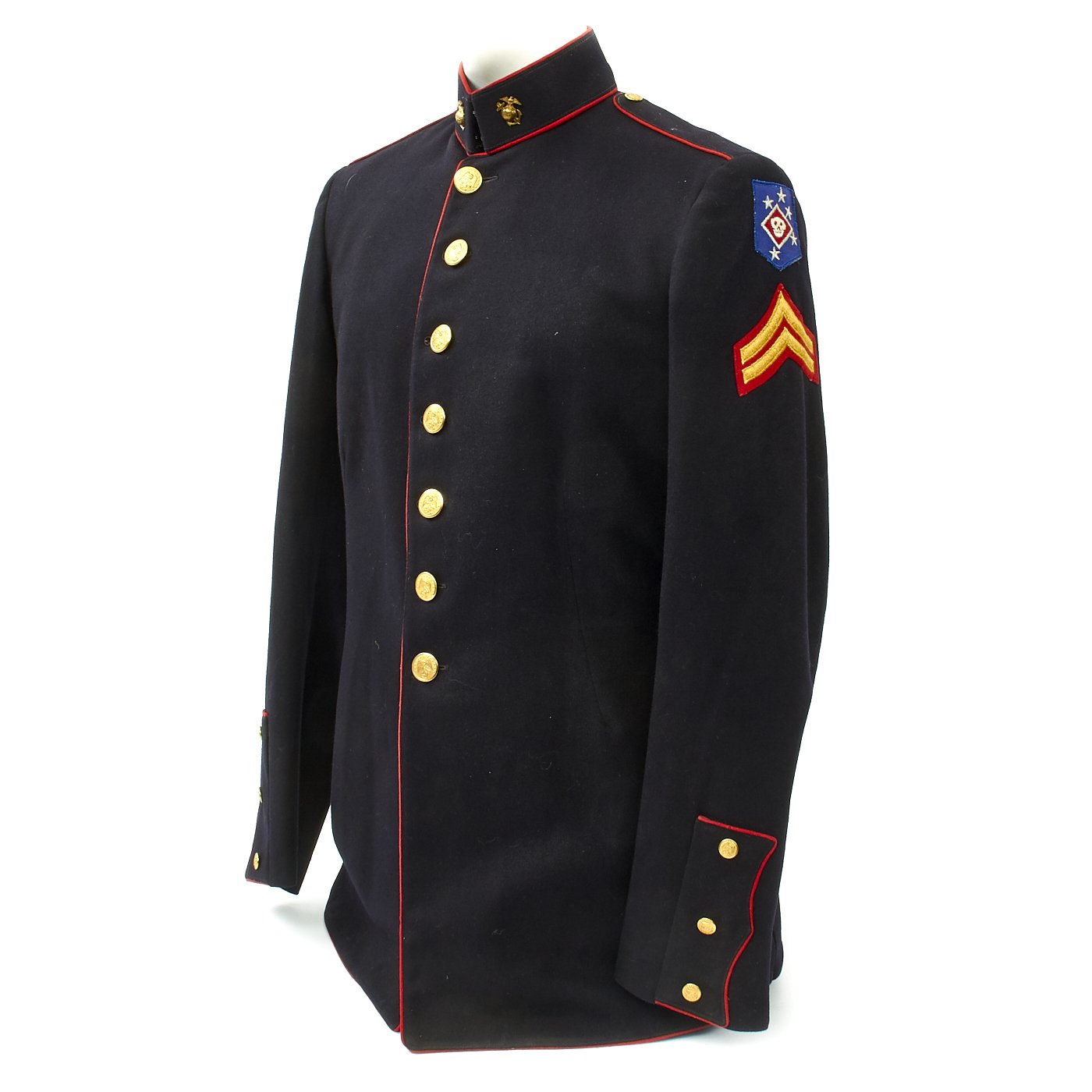 Original U.S. WWII USMC Marine Raider Guadalcanal KIA Navy Cross Recipient Named Tunic International Military Antiques Original U.S. WWII USMC Marine Raider Guadalcanal KIA Navy Cross Recipient Named Tunic International Military Antiques