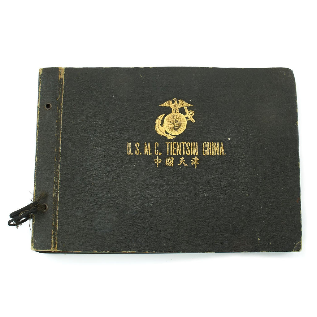 Original U.S. 1920s USMC Tientsin China 4th Marines Photo Album Original Items