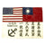 Original U.S. WWII USN Navy Shanghai China Hand Painted Leather Blood Chit Original Items