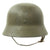 Original German WWII Army Heer M40 Single Decal Steel Helmet with Textured Paint and Size 55 Liner - NS62 Original Items