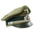Original German WWII Army Heer Infantry Officer Visor Crush Cap - Size 58 1/2 Original Items