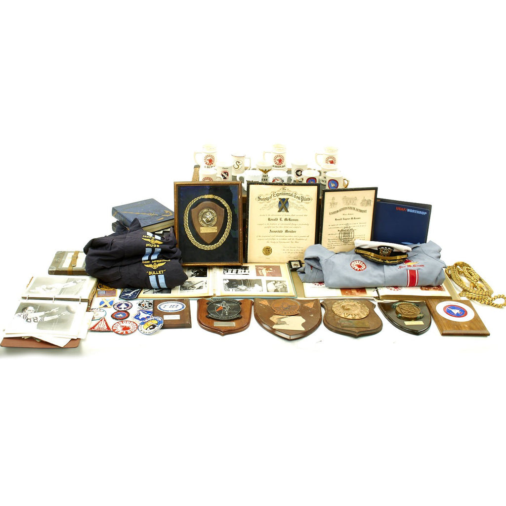 Original Vietnam War Navy Captain Ronald E. “Mugs” McKeown 1st Top Gun Commander Grouping Original Items