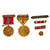 Original U.S. WWI US Marine Corps Rim Numbered Good Conduct Medal and Victory Medal With Aviation Clasp and Commendation Star Grouping - 6 Items Original Items