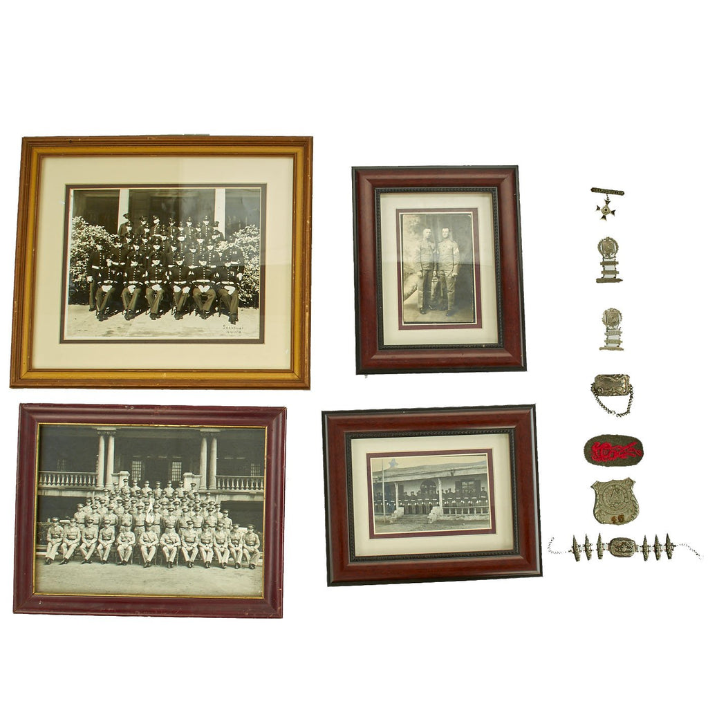Original U.S. USMC Occupation of Nicaragua and China Marine Photo and Insignia Named Collection Original Items