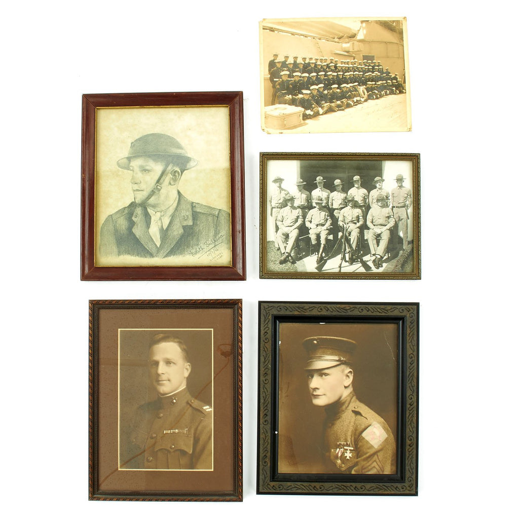 Original U.S. WWI China Marine USMC Photo Collection - Set of Five Original Items