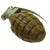 Original U.S. WWII MkII De-Militarized Pineapple Fragmentation Hand Grenade with Green Paint - Inert Original Items
