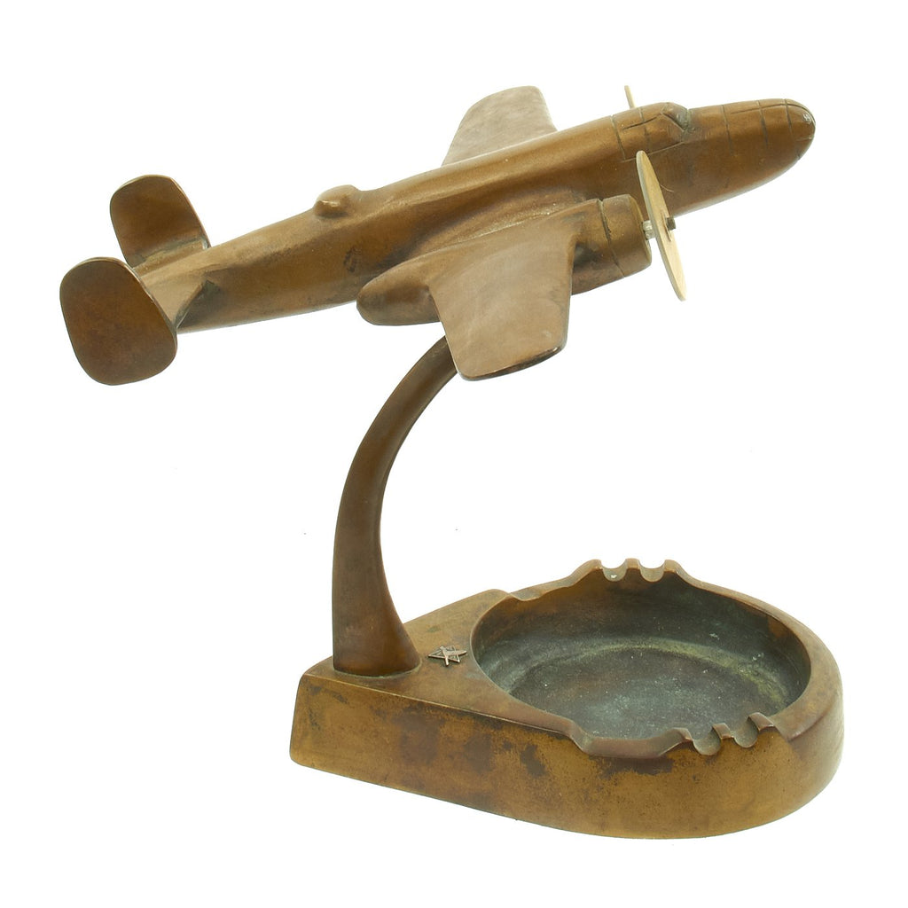 Original U.S. WWII North American Aviation B-25 Mitchell Bomber Ash Tray Original Items
