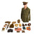 Original U.S. WWII / Korean War Era Large 29th Infantry Division Grouping Featuring M-1943 Jacket and Over 100 Items - MSGT. F. Burman Original Items