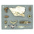 Original German WWII Luftwaffe Downed Plane Souvenir Display Grouping - Battle of Britain Original Items