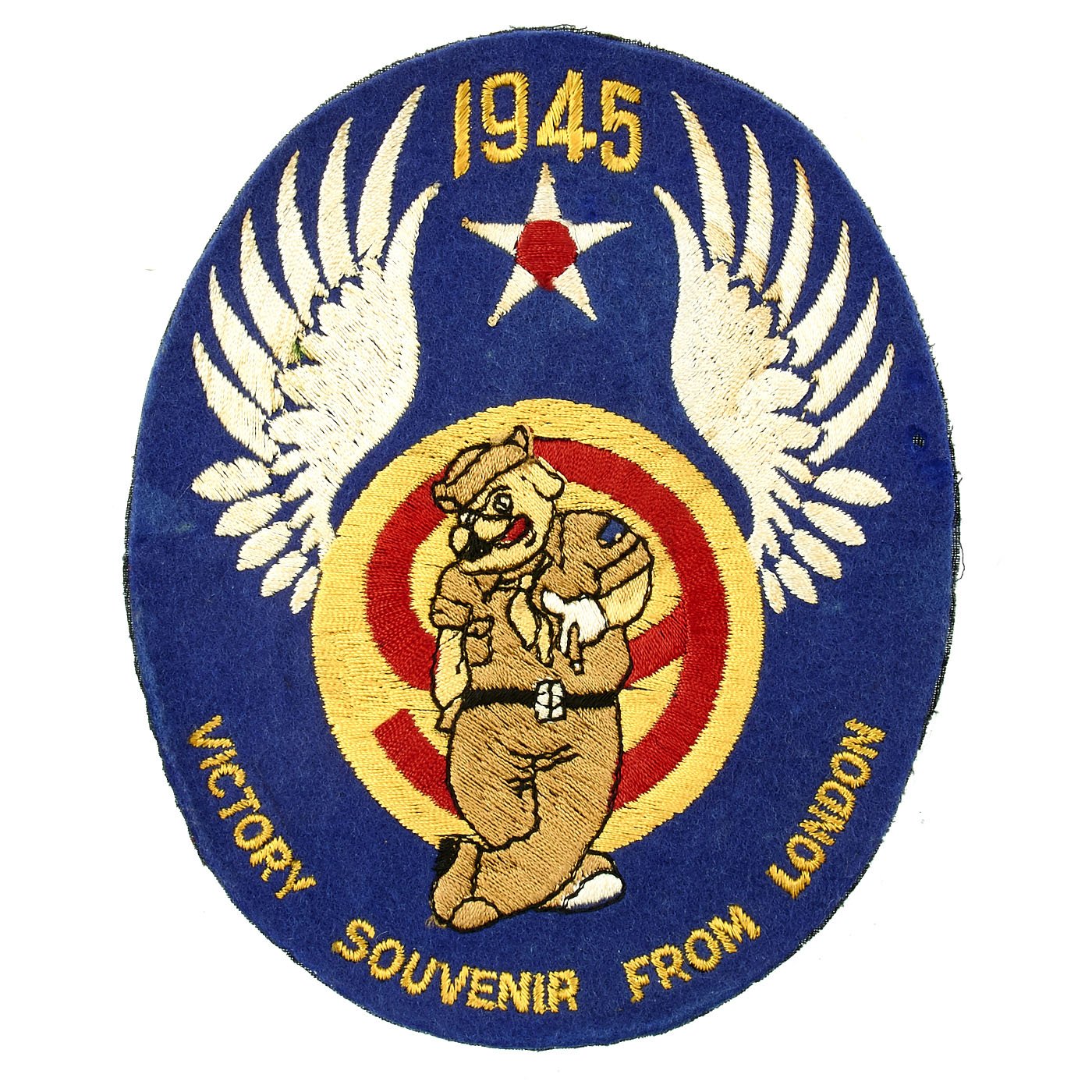 Original U.S. WWII 9th Army Air Force 1945 Souvenier Patch From