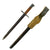 Original WWII Italian M1891 Carcano - Mannlicher Rifle Bayonet with Leather Scabbard and Frog Original Items