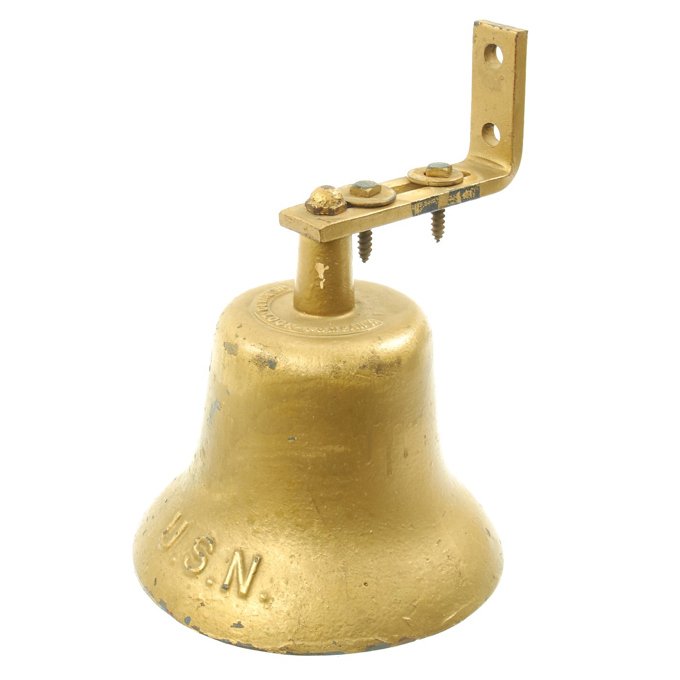Original U.S. WWII USN Navy Quarterdeck Bell by Harvard Lock Company –  International Military Antiques