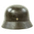 Original German WWII Army Heer M35 Single Decal Steel Helmet with Size 56 Liner - EF64 Original Items