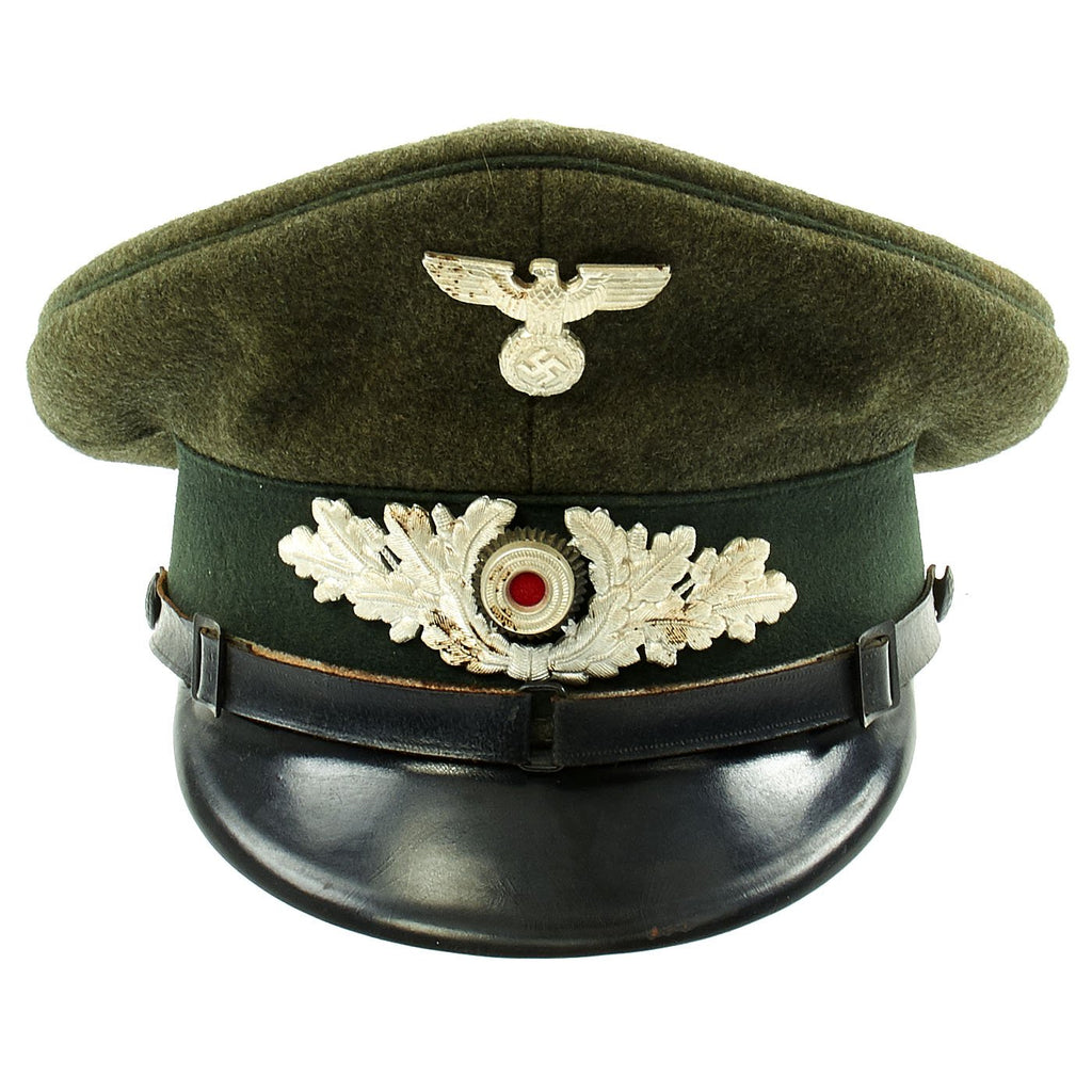 Original German WWII Forestry Service Official Visor Cap by G. Aschenneller Original Items
