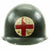 Original U.S. Korean War USN Corpsman Medic M1 McCord Rear Seam Helmet with WWII MSA Liner Original Items