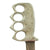 Original U.S. WWII Custom Knuckle Duster Fighting Knife As Seen in Book Signed By Author - Page 313 Original Items
