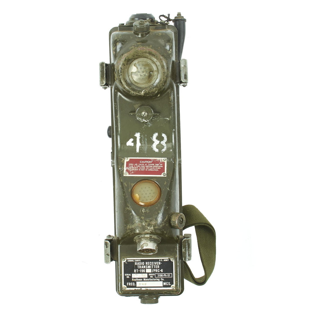 Original U.S. Vietnam War RT-196/PRC-6 Radio Receiver Transmitter Walkie Talkie by Ratheon Original Items