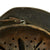 Original German WWII Named Luftwaffe Normandy Camouflage M35 Helmet - EF64 Original Items