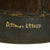 Original German WWII Named Luftwaffe Normandy Camouflage M35 Helmet - EF64 Original Items