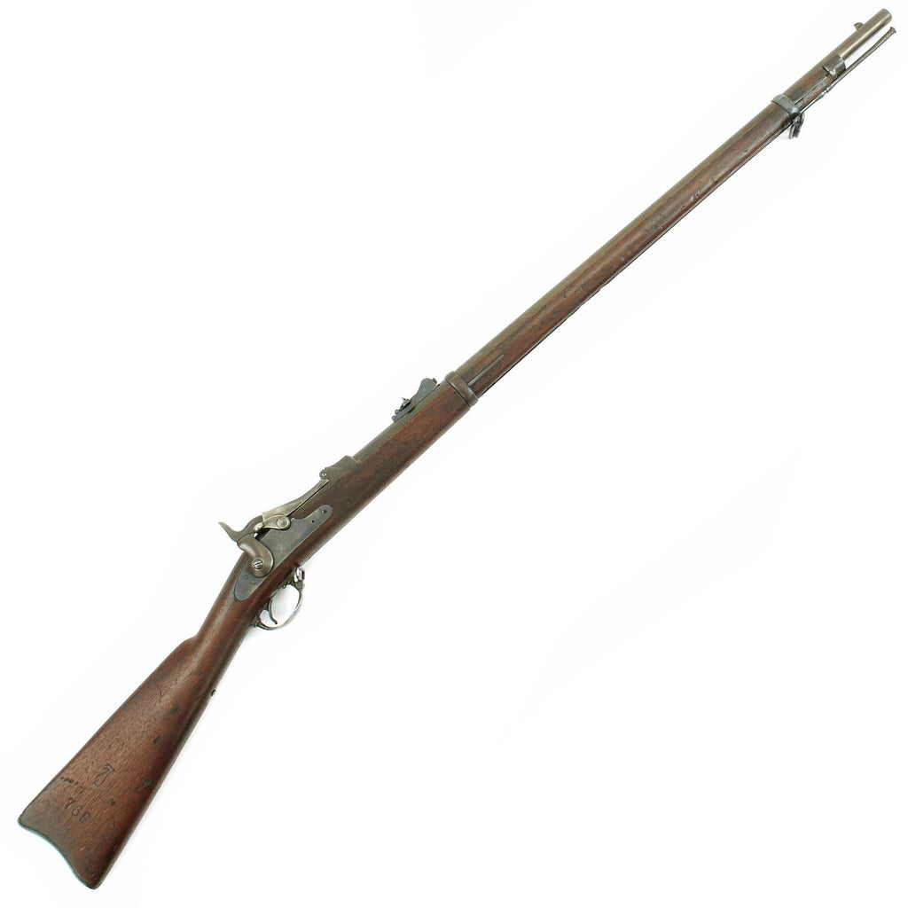 Original U.S. Springfield Trapdoor Model 1873/84 Rifle with Standard Ramrod made in 1890 - Serial No 482926 Original Items