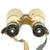 Original German Early WWII Deutsches Afrikakorps Hensoldt-Wetzlar 10x50 Dialyt Binoculars in Leather Case Original Items